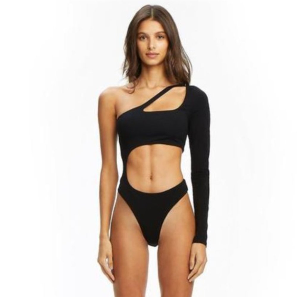 I. AM. GIA JUPITER BODYSUIT - XS / BLACK